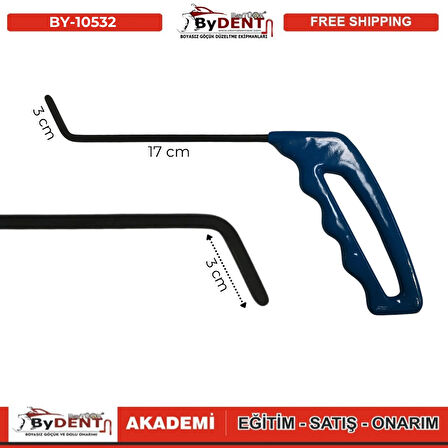 Pdr Boyasız Göçük Düzeltme Çubuğu 3 17 cm