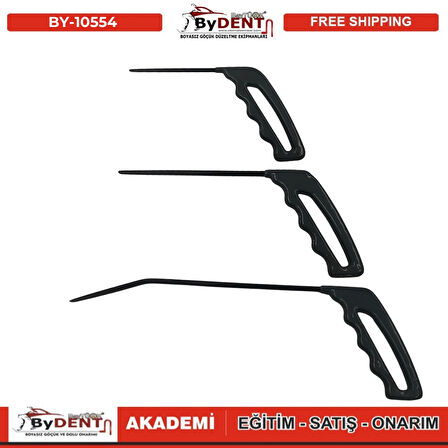 Pdr Boyasız Göçük Düzeltme 3 Parça Çubuk Seti