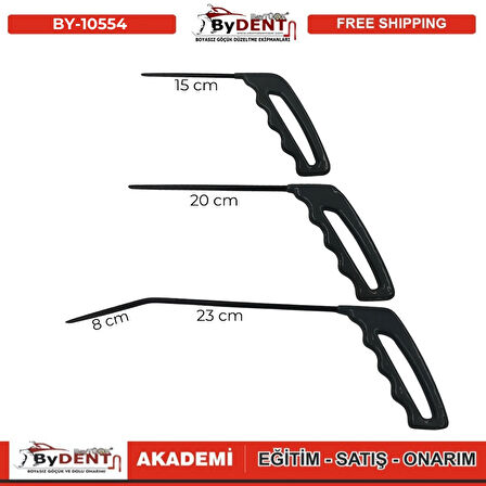 Pdr Boyasız Göçük Düzeltme 3 Parça Çubuk Seti