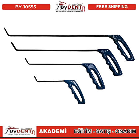 Pdr Boyasız Göçük Düzeltme 4 Parça Çubuk Seti