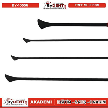 Pdr Boyasız Göçük Düzeltme 4 Parça Balina Kuyruğu Çubuk Seti