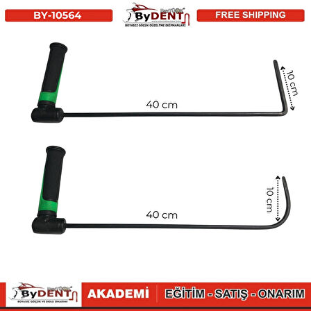 Pdr Boyasız Göçük Düzeltme 2 Parça Çubuk Seti