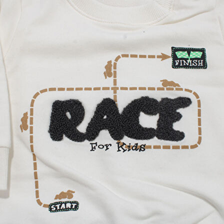 Erkek Bebek Siyah Yeşil Şapkalı Şişme Yelekli Badili 3'lü Takım