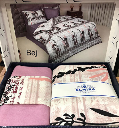 Almira Pamuklu Tek Kişilik Nevresim Takımı 160 x 240
