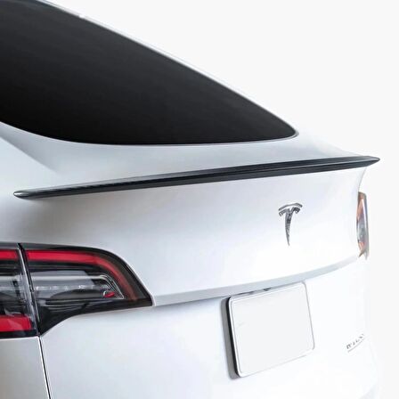 Tesla model y bagaj üstü spoiler siyah boyalı