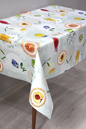 Astarlı Silinebilir Pvc Muşamba Masa Örtüsü 1215-1