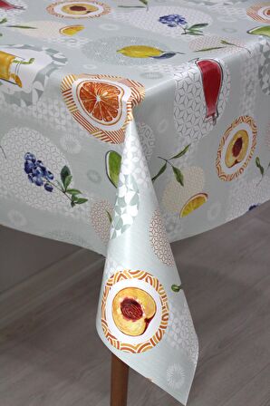 Astarlı Silinebilir Pvc Muşamba Masa Örtüsü 1215-1