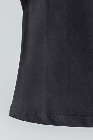 Kısa Kollu Çocuk Body Düz Renk Çocuk Tişört