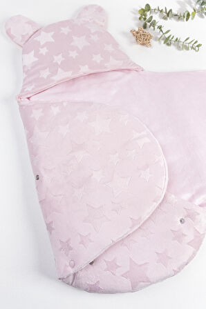 Babymod Polyester Yıldız 35x70 cm Bebek Battaniyesi Pembe