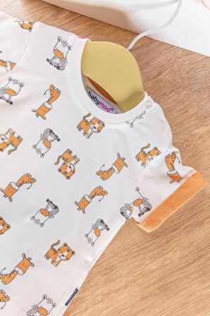 Sevimli Dostlar 2'li Yazlık Erkek Bebek Takım