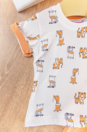 Sevimli Dostlar 2'li Yazlık Erkek Bebek Takım