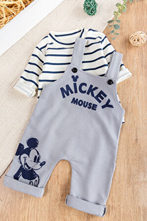 Erkek Bebek Tulum Salopet Takım 2'li