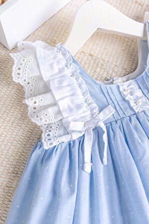Emma Fistolu Şık Öel gün Kız Bebek  Elbise
