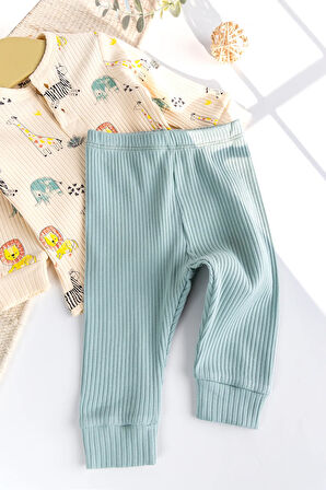 Aslan Temalı Erkek Bebek Takım