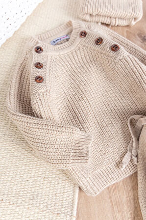 Bereli Triko Kışlık Erkek Bebek Takım