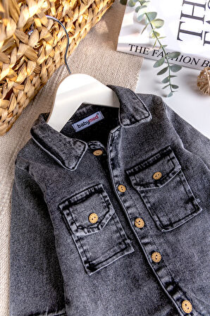 Esnek Erkek Bebek Kot Tulum 100% Cotton