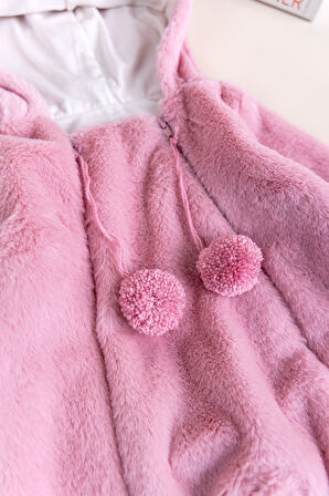 Kışlık Peluş Welsoft  Penye Astarlı Pamuklu Kız Erkek Bebek Tulum