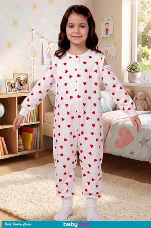 Bebek Çocuk Uyku Tulumu %100 Doğal Pamuk Özel Kumaş  1.0 Tog Unisex