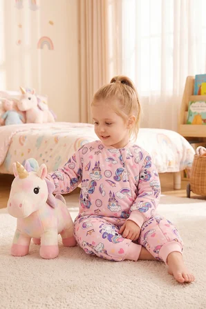 Elyaf Dolgulu 2.5 Tog 100% Pamuk Penye Astarlı Premium Kalite Kız Çocuk Uyku Tulumu