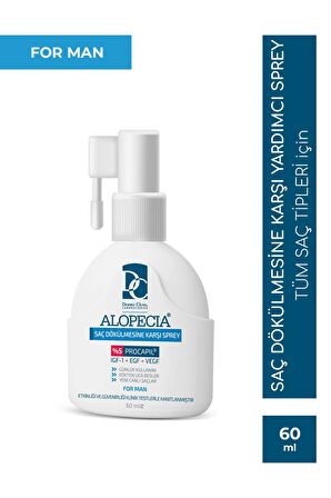 ALOPECİA PROCAPİL VE IGF İÇERİKLİ ERKEK SAÇ SPREY (SERUM) 60 ML - 2'Lİ SET