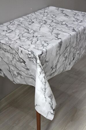 Kaydırmaz Pvc Silinebilir Muşamba Masa Örtüsü 006-GRİMERMER