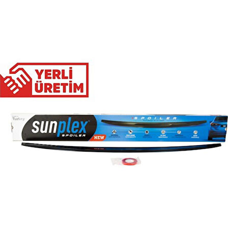 Sunplex Skoda Super B Bagaj Üstü Spoiler Piano Black Enjeksiyon Baskı 2015-2019