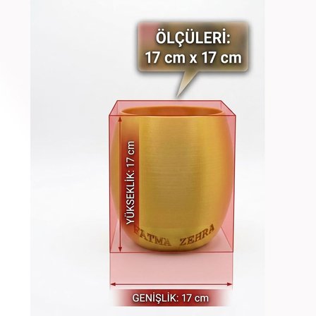 Kişiye Özel İsim Yazılı Örgü İplik Kasesi – Örgü Severlere Özel Hediye