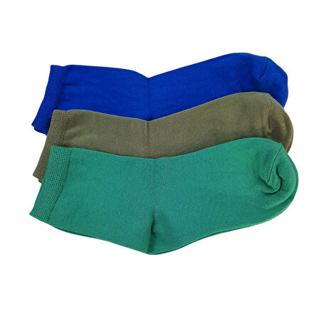 Kadın Düz Soket Çorap 3 lü 2 Paket