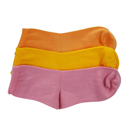 Kadın Düz Soket Çorap 3 lü 2 Paket