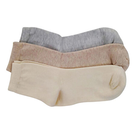 Kadın Düz Soket Çorap 3 lü 2 Paket