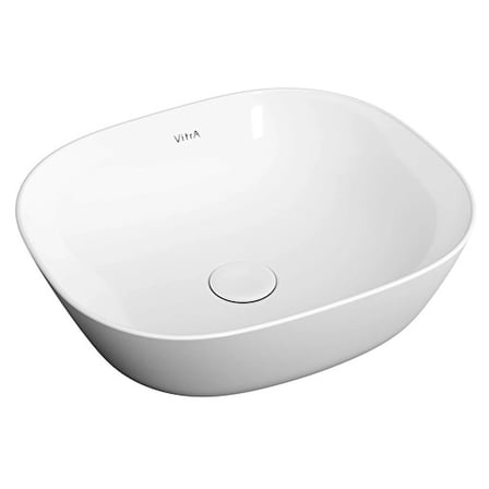 VİTRA PLURAL KARE ALÇAK ÇANAK LAVABO 45X38 CM MAT BEYAZ