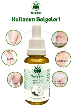 Tüy Azaltıcı Dökücü Öneleyici Incetici Saad Oil ( Cyperus Rotundus Oil ) 30 ml ( (2 adet )