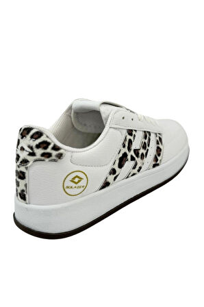 Kadın Bej Ortopedik Taban Cilt Sneaker 037