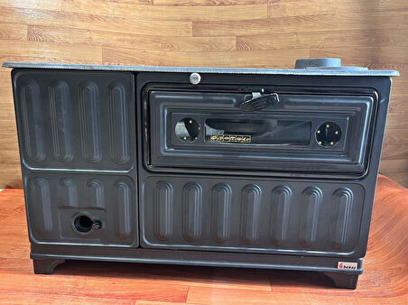 607S BEKAŞ TEK FIRIN KOVALI ANTRASİT KUZİNE SOBA BÜYÜK FIRIN