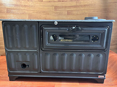 607S BEKAŞ TEK FIRIN KOVALI ANTRASİT KUZİNE SOBA BÜYÜK FIRIN