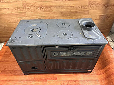 607S BEKAŞ TEK FIRIN KOVALI ANTRASİT KUZİNE SOBA BÜYÜK FIRIN