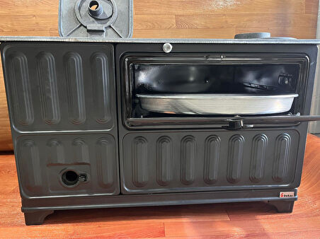 607S BEKAŞ TEK FIRIN KOVALI ANTRASİT KUZİNE SOBA BÜYÜK FIRIN