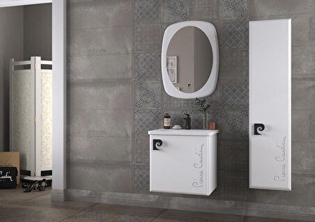 Pierre Cardin Star Banyo Dolabı 60 cm Antik Beyaz