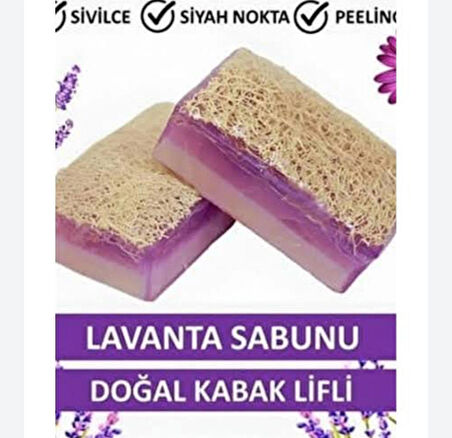 Kabak lifli lavanta sabunu 3*100gr