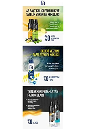 Fa Men Sport 150 ml Turunçgil Aromalı Erkek Deosprey 1178367