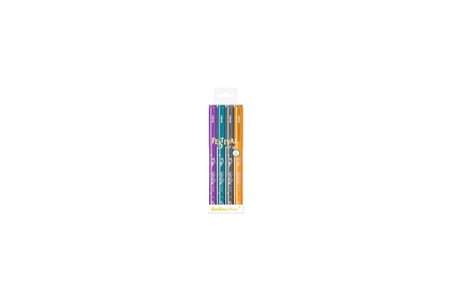 Office Festival Jel Kalem 0.7 mm Vivid Renkler 4'Lü Blıster - 2