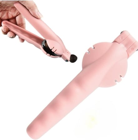 1 Adet Yeni Tasarım Ergonomik Paslanmaz Çelik Hazneli Kestane Kesici,Pembe