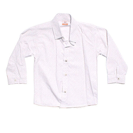 Erkek Çocuk Mavi Ceketli Gömlekli Kahve Pantolonlu Lüx 3'lü Takım