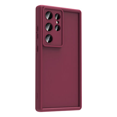 Galaxy S24 Ultra Kılıf Kamera Korumalı Ananas Silikon Kapak