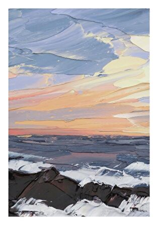 Çerçeveli Doku Efektli Tablo Seti 105x70 cm