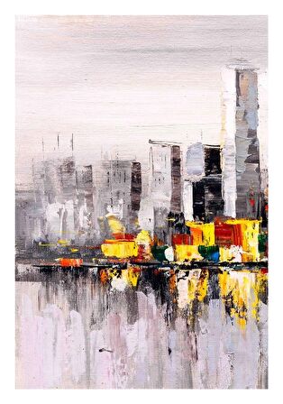 Çerçeveli Doku Efektli Tablo Seti 105x70 cm