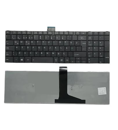 Toshiba Satellite C50T-A052 Klavye Türkçe Siyah