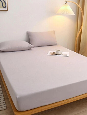 TOTEM Ranforce Pamuklu Yastık Kılıflı Lastikli Çarşaf Takımı 180 x 200 Battal Boy