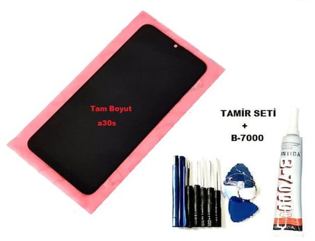 Tkgz Samsung Galaxy A30S (A307F) Lcd Ekran Dokunmatik (B-7000+Tamir Seti)