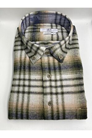 Süvari Premium Svr Regular Cepli Kişlik Flanel Gömlek